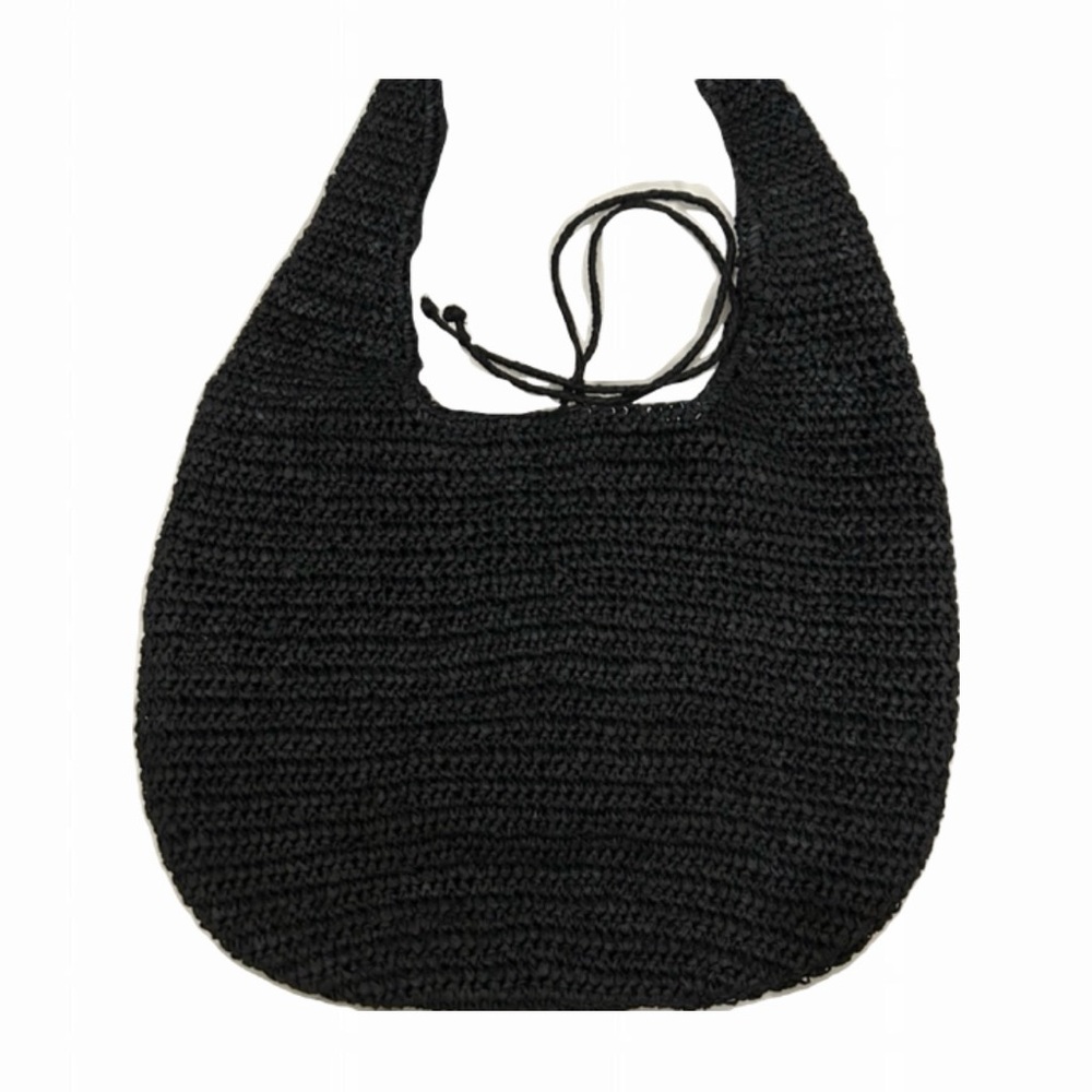 NWT Walter Baker Issey Hobo Black Raffia Bag